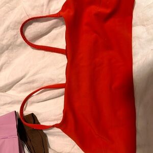lululemon Wunder Train Red Sports Bra